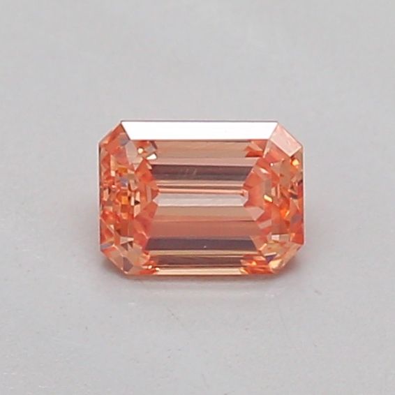 Emerald Fancy Vivid Pinkish Orange Lab-grown Diamond 0.21ct VS2 loose diamond