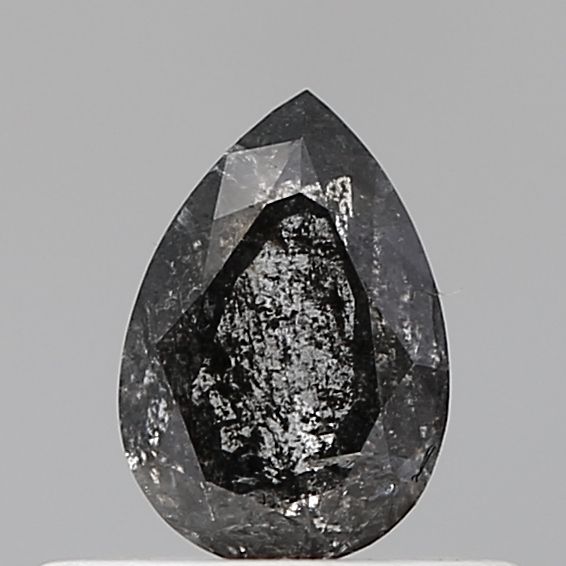Pear Salt And Pepper Natural Diamond 0.43ct VVS2 loose diamond