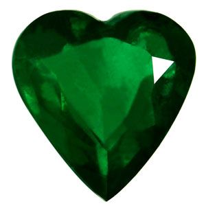 Heart Green Emerald 1.36ct loose gemstone
