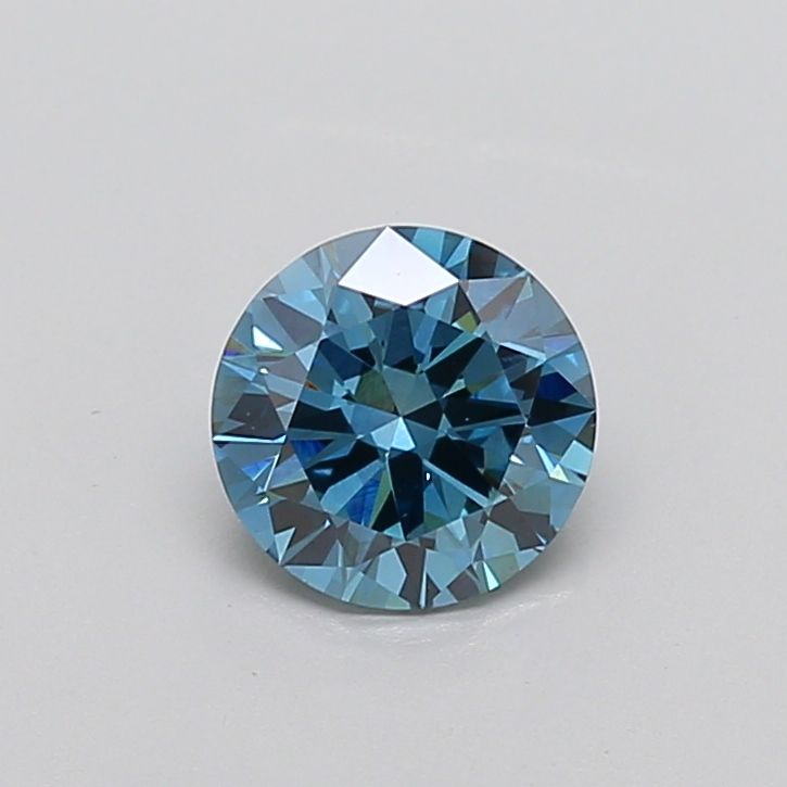 Round Fancy Vivid Blue Lab-grown Diamond 1.26ct VS1 loose diamond