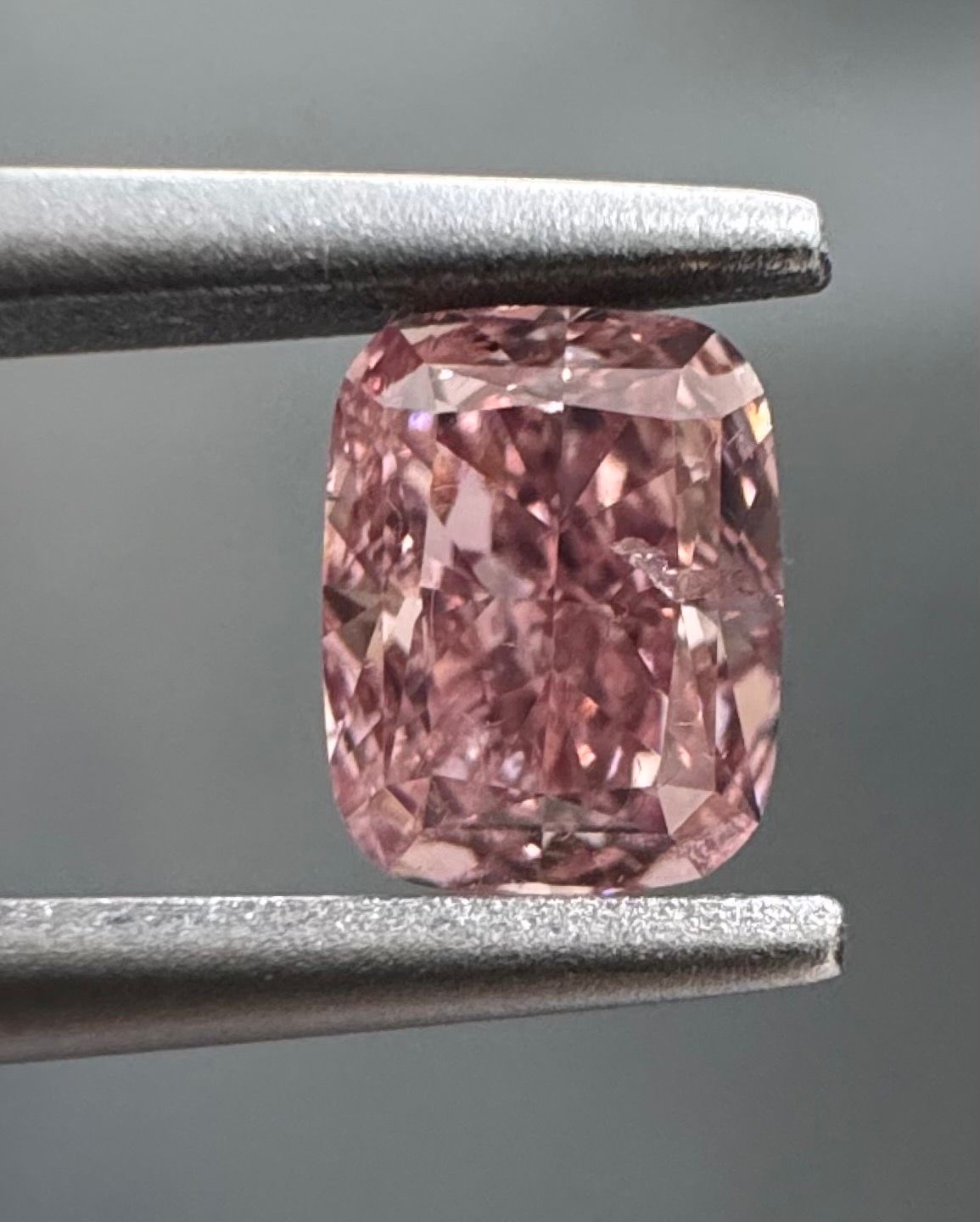 Cushion Fancy Intense Pink Natural Diamond 0.34ct I1 loose diamond