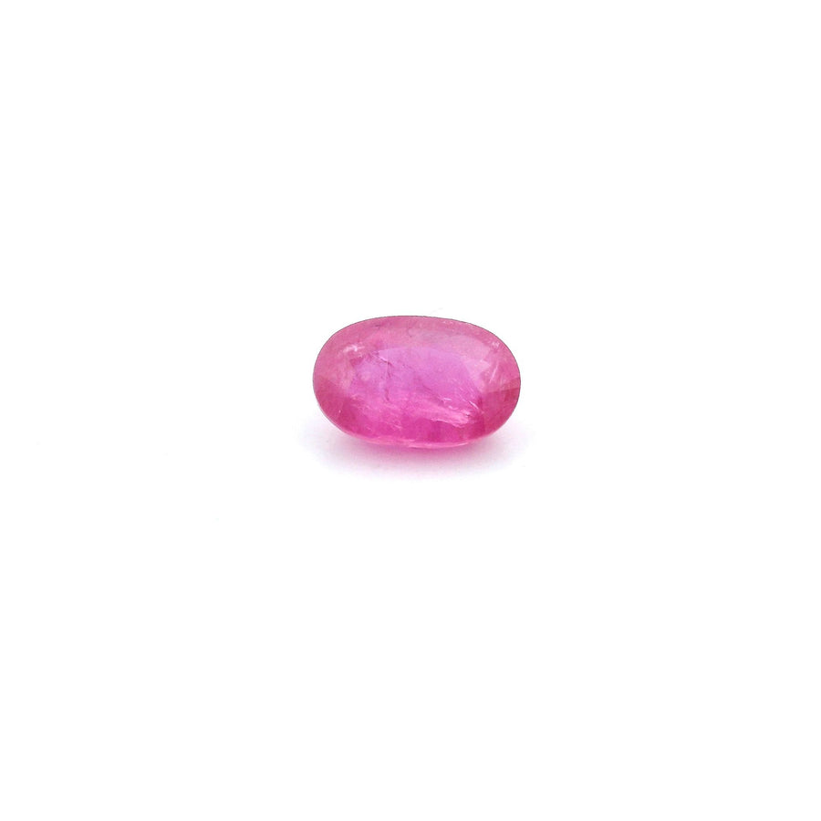 Oval Red Ruby 0.73ct loose gemstone