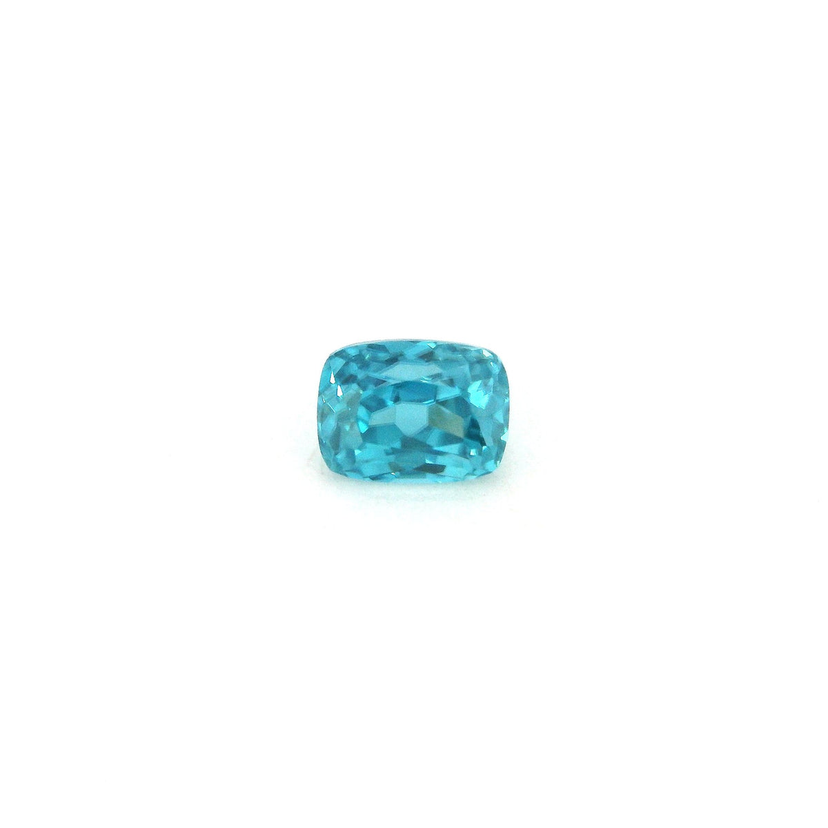 Cushion Blue Zircon 1.47ct loose gemstone