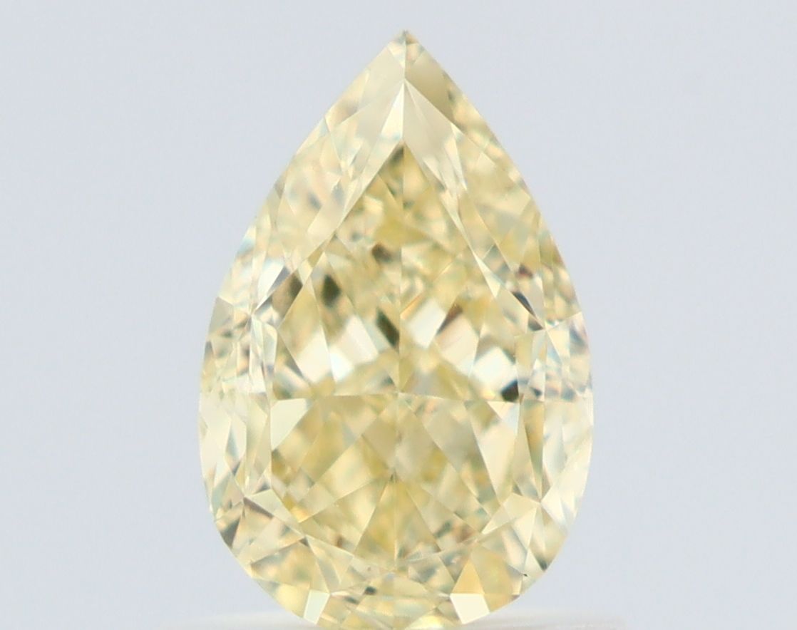 Pear Fancy Light Yellow Natural Diamond 1.01ct VS2 loose diamond