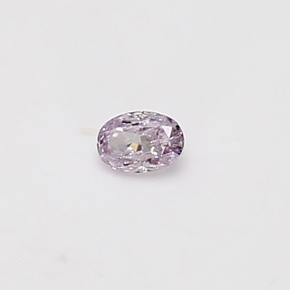 Oval Fancy Purple Pink Natural Diamond 0.09ct loose diamond