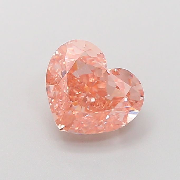Heart Fancy Pinkish Brown Lab-grown Diamond 2.14ct VS1 loose diamond