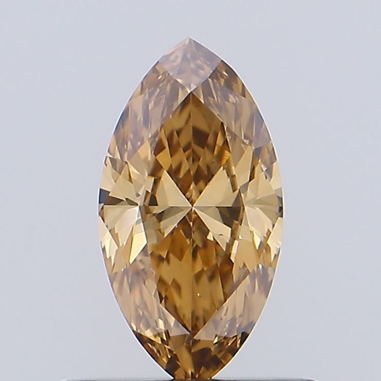 Marquise Fancy Brown Lab-grown Diamond 0.62ct VS1 loose diamond