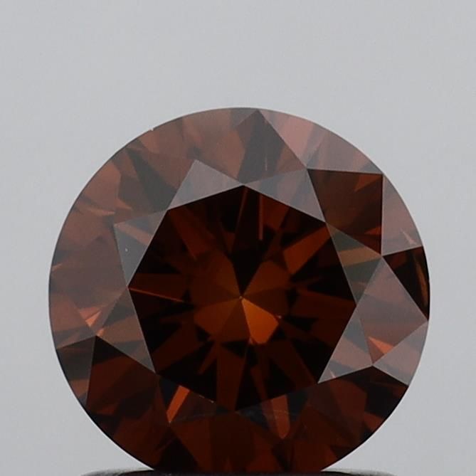 Round Fancy Deep Orange Lab-grown Diamond 1.05ct SI1 loose diamond