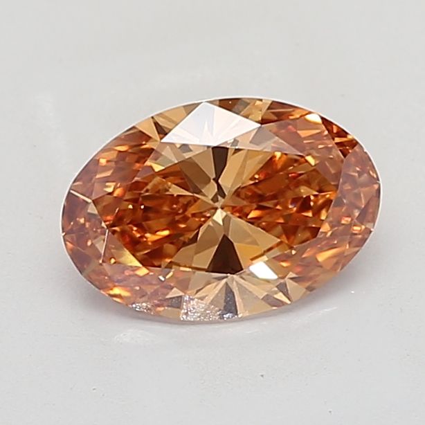 Oval Fancy Brown Lab-grown Diamond 2.02ct VS1 loose diamond