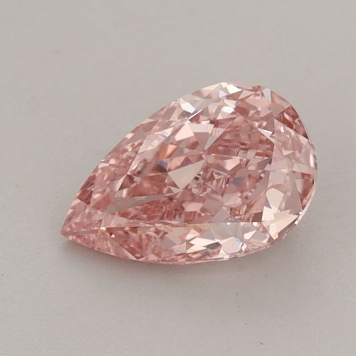 Pear Fancy Vivid Pink Lab-grown Diamond 0.83ct VS1 loose diamond