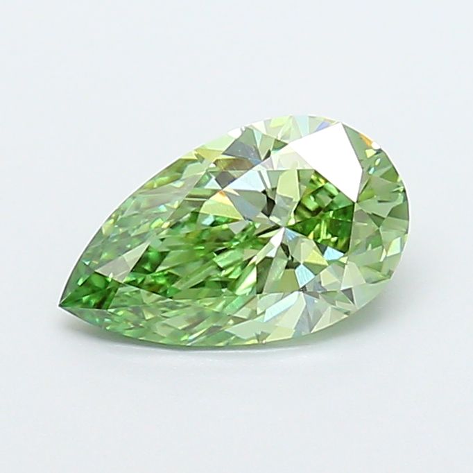 Pear Fancy Vivid Green Lab-grown Diamond 1.22ct VS1 loose diamond