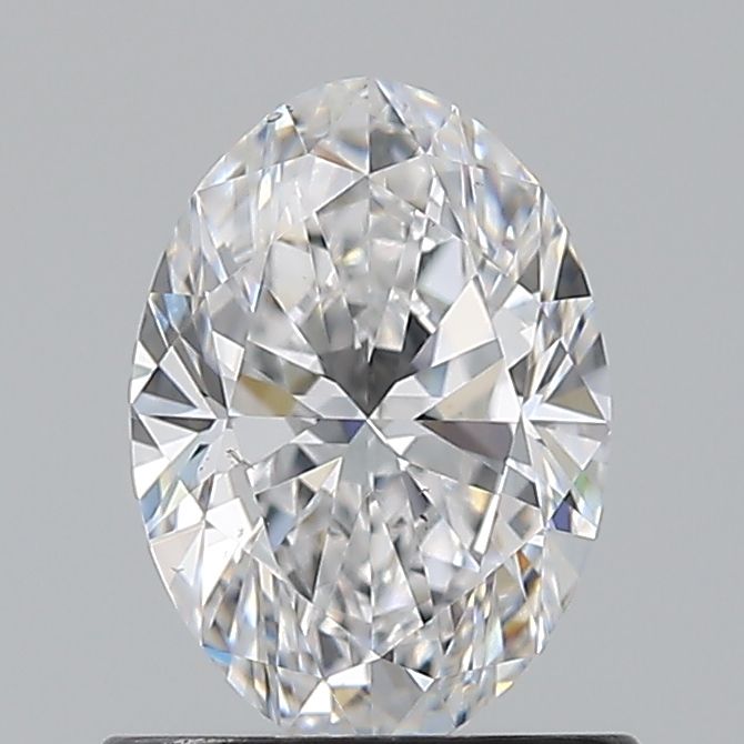 Oval Natural Diamond 0.80ct D VS2