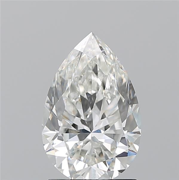 Pear Natural Diamond 1.70ct H VS1