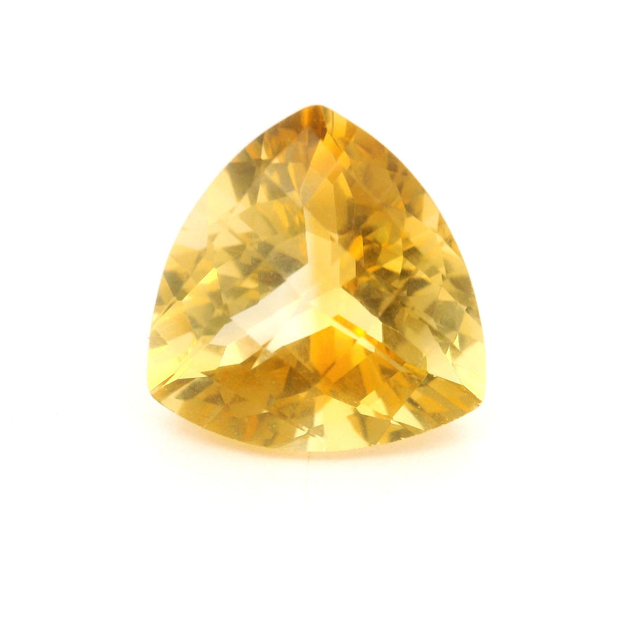 Triangular Yellow Citrine 11.33ct loose gemstone