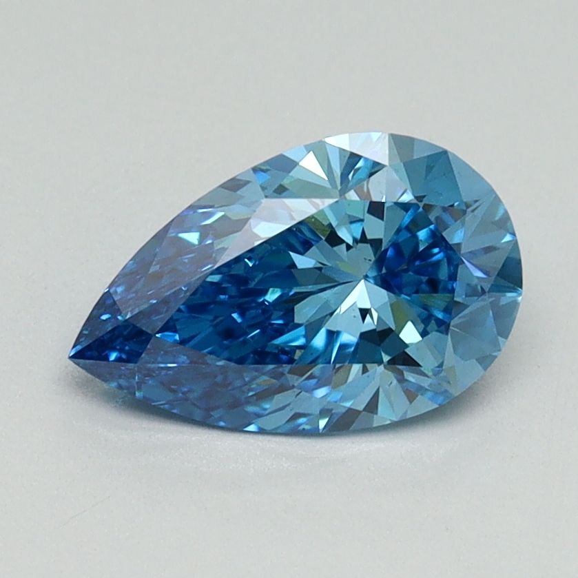 Pear Fancy Vivid Blue Lab-grown Diamond 1.1ct VS2 loose diamond