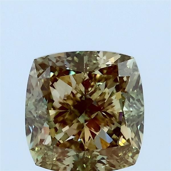 Cushion Fancy Green Lab-grown Diamond 1.5ct VS1 loose diamond