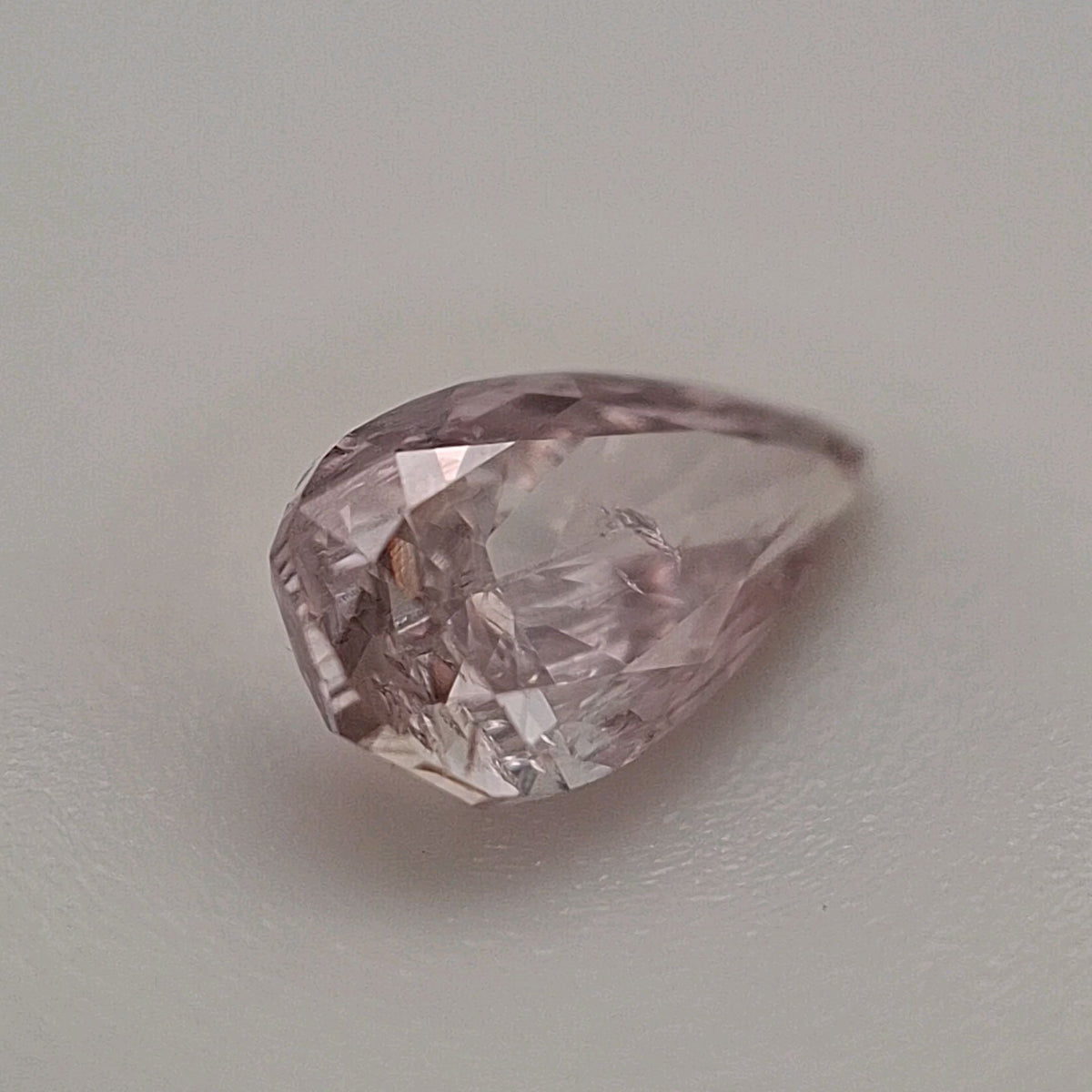 Pear Fancy Pink Natural Diamond 0.45ct I1 loose diamond