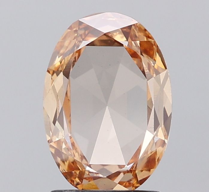 Oval Fancy Light Brownish Yellow Lab-grown Diamond 1.43ct VS1 loose diamond