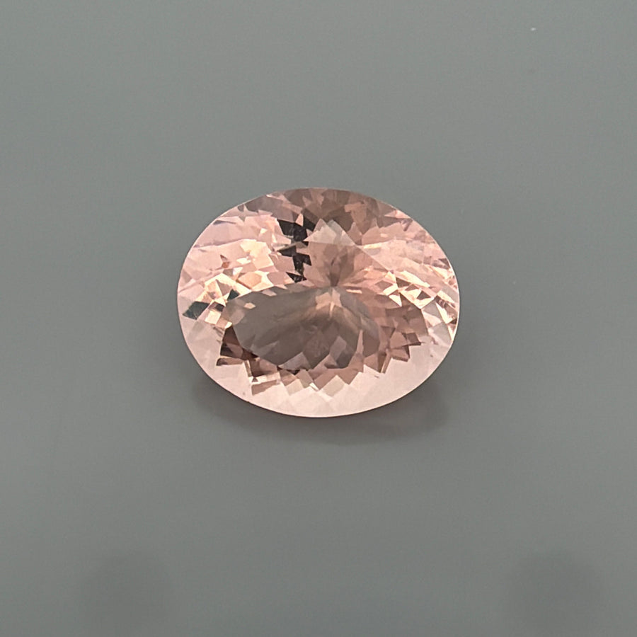 Oval Pink Morganite 8.58ct loose gemstone