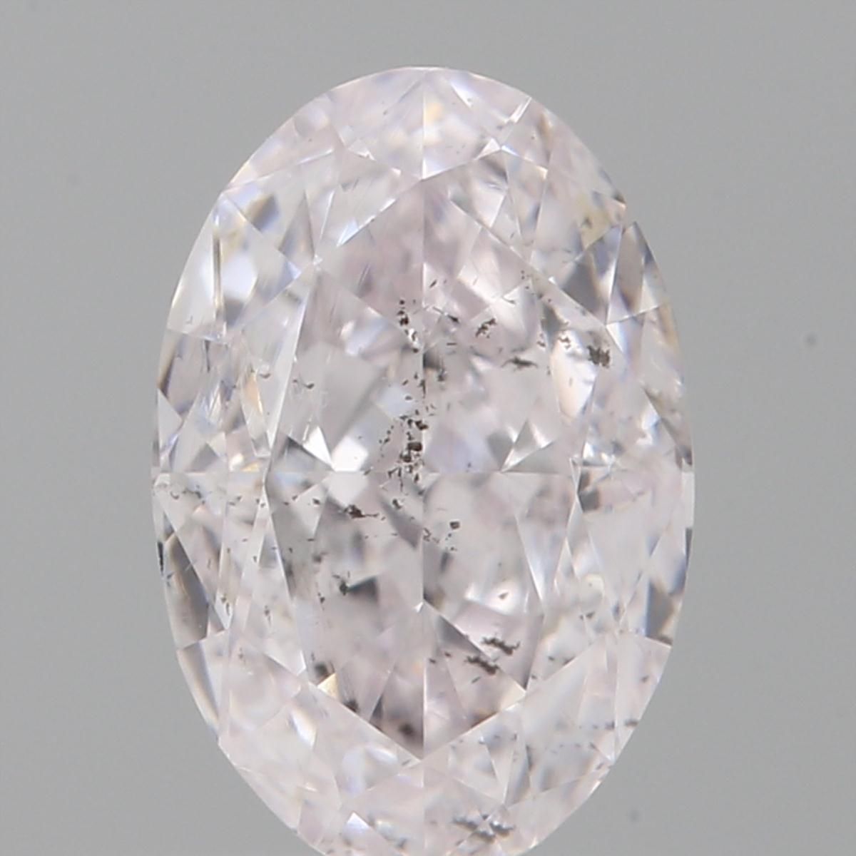 Oval Very Light Pink Natural Diamond 0.52ct SI2 loose diamond