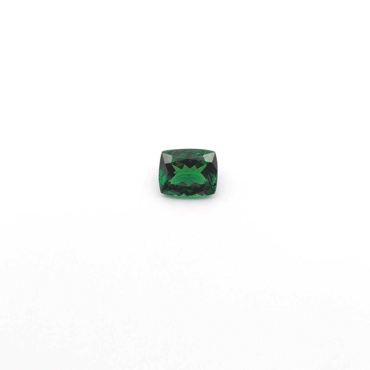 Cushion Green Garnet 3.09ct loose gemstone
