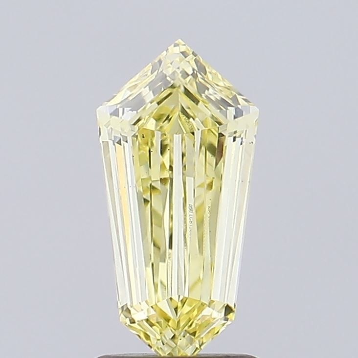 Shield Fancy Yellow Lab-grown Diamond 1.04ct VS1 loose diamond