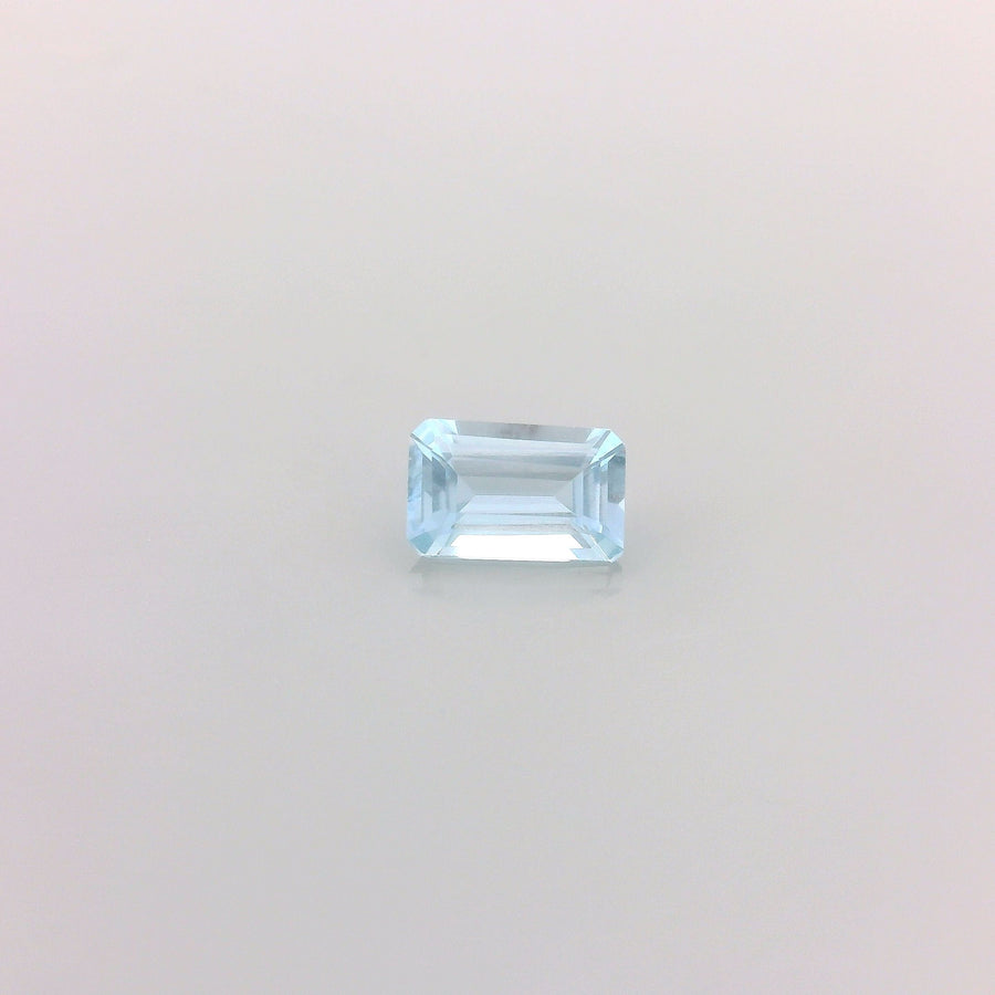 Octagonal Blue Aquamarine 0.38ct loose gemstone