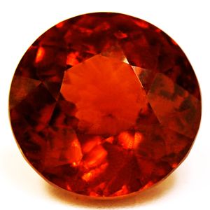 Round Orange Garnet 7.24ct loose gemstone