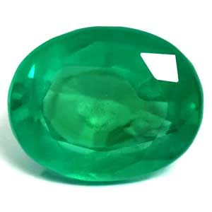 Oval Green Emerald 4.06ct loose gemstone