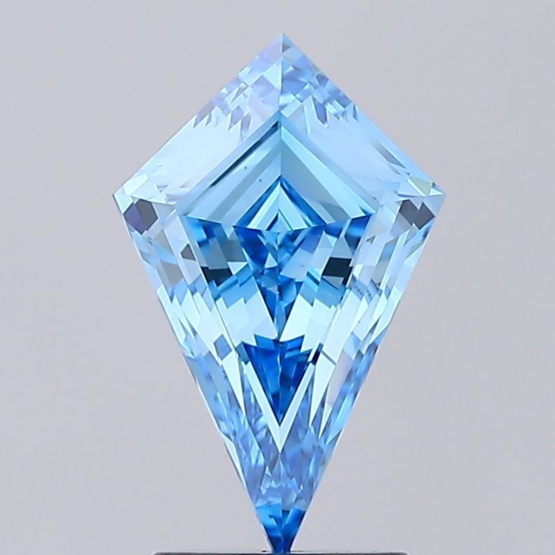 Kite Fancy Vivid Blue Lab-grown Diamond 1.82ct VVS2 loose diamond