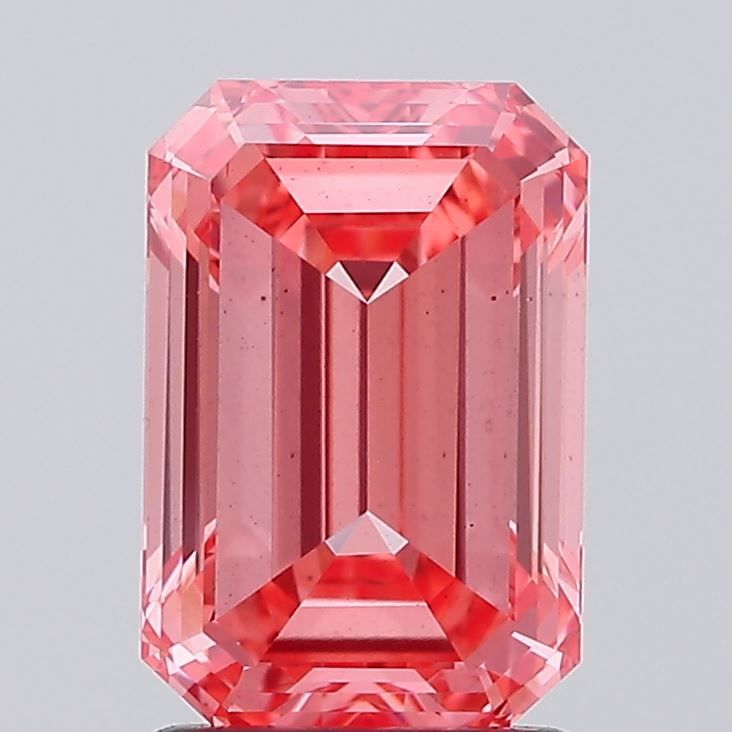 Emerald Fancy Vivid Pink Lab-grown Diamond 2.01ct VS2 loose diamond