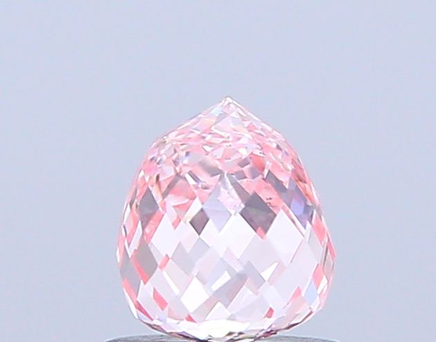 Briolette Fancy Pink Lab-grown Diamond 1.34ct VS1 loose diamond