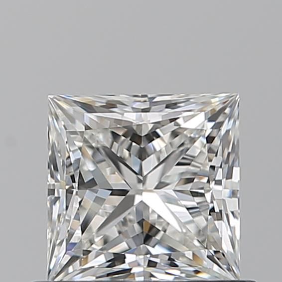 Princess Natural Diamond 0.76ct G IF