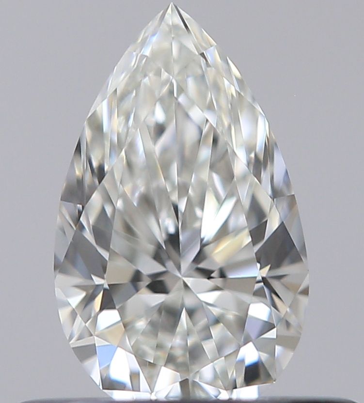 Pear Natural Diamond 0.40ct H VVS1