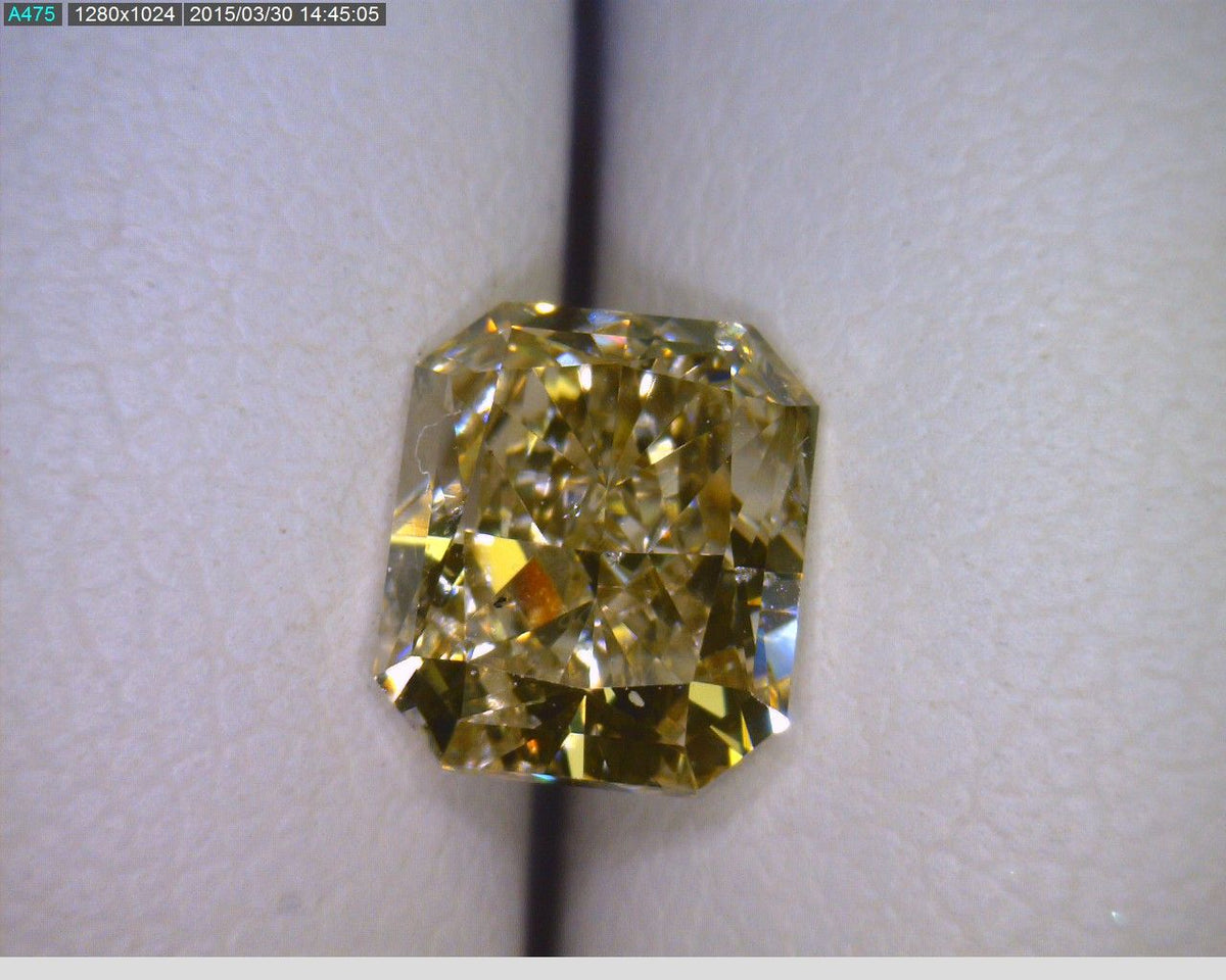 Radiant Champagne Natural Diamond 1.16ct SI1 loose diamond