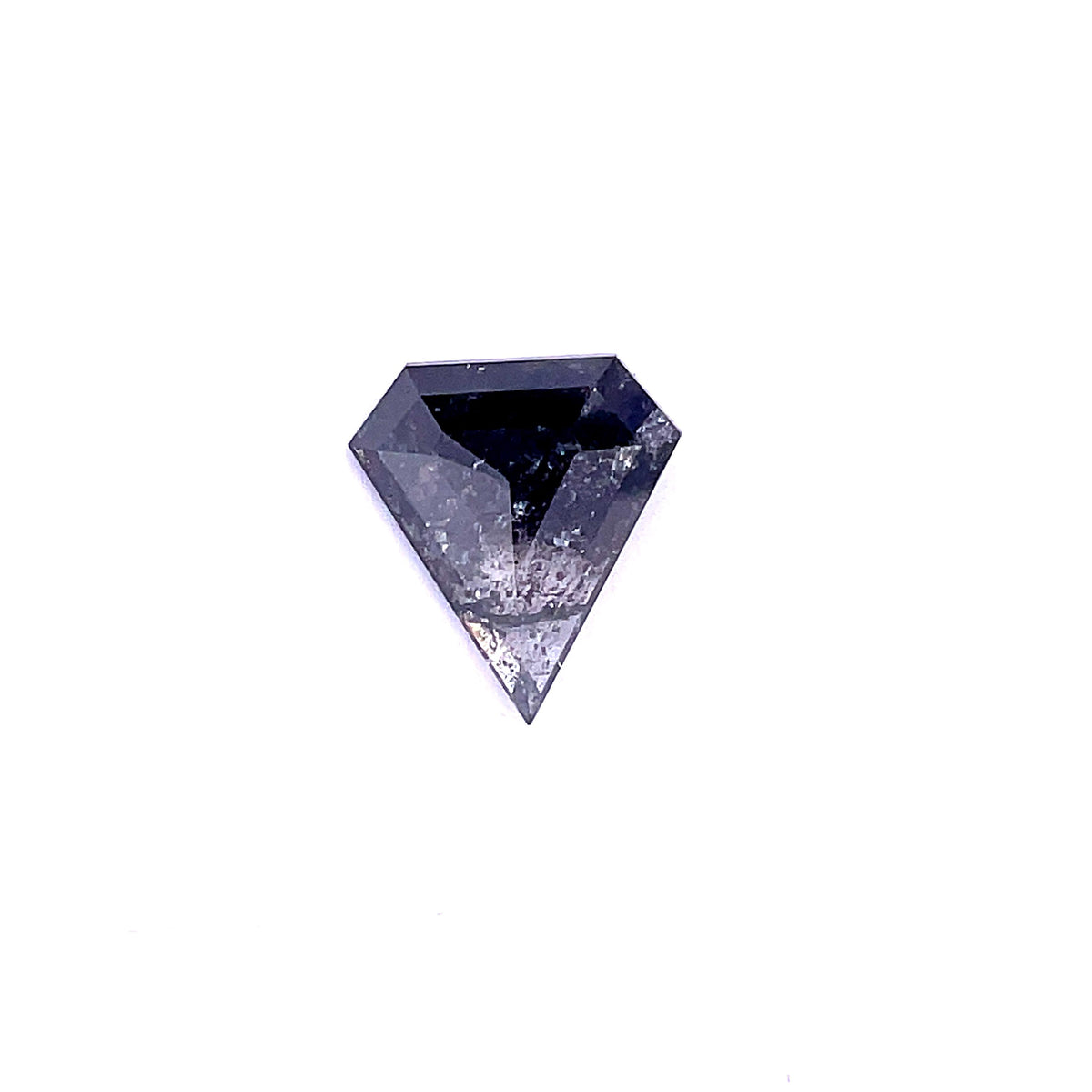 Shield Salt And Pepper Natural Diamond 3.78ct loose diamond