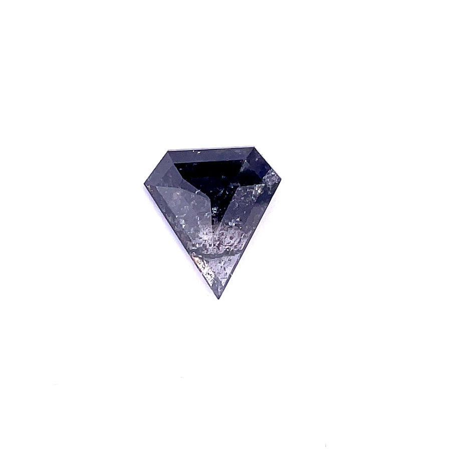 Shield Salt And Pepper Natural Diamond 3.78ct loose diamond