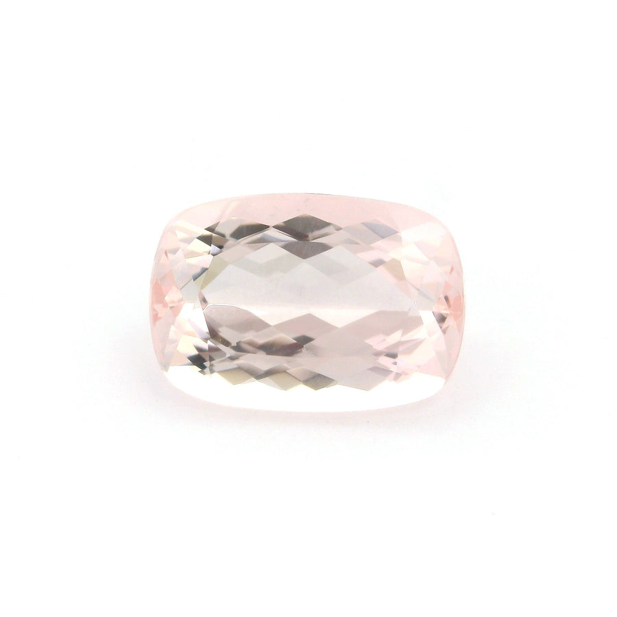 Cushion Pink Morganite 8.96ct loose gemstone