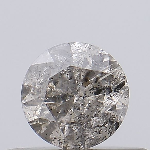 Round Salt And Pepper Natural Diamond 0.29ct I3 loose diamond