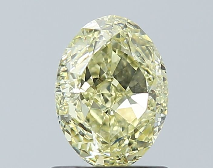 Oval Fancy Light Yellow Natural Diamond 1.19ct SI1 loose diamond