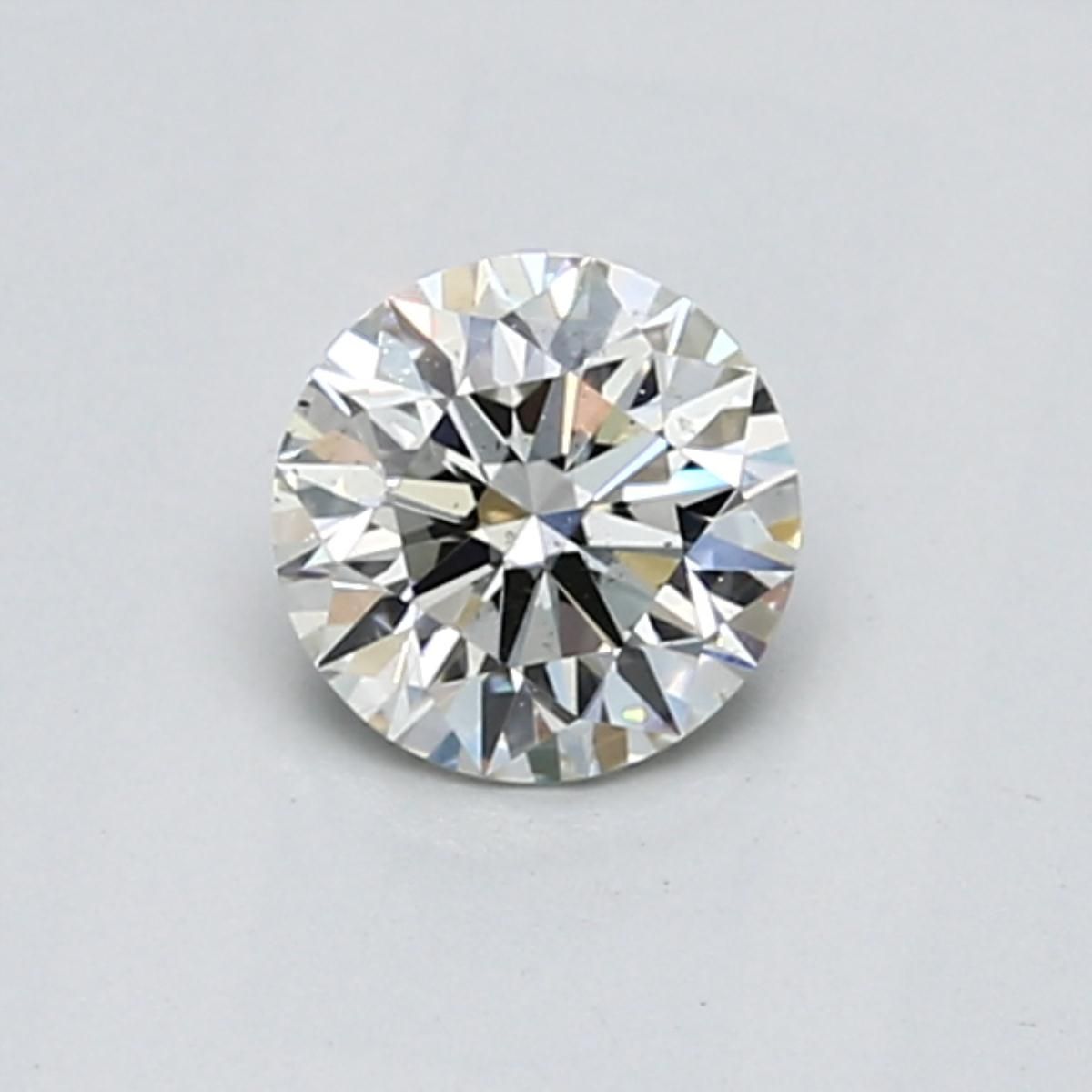 Round Faint Yellowish Yellow Green Natural Diamond 0.55ct SI1 loose diamond