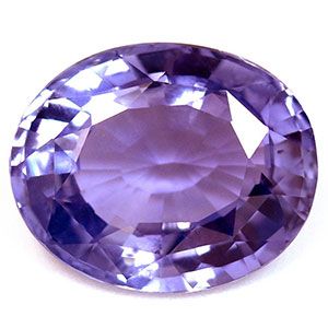 Oval Purple Sapphire 3.26ct loose gemstone