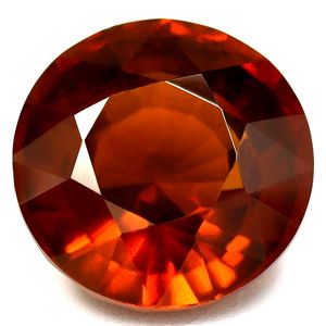 Round Orange Garnet 8.3ct loose gemstone