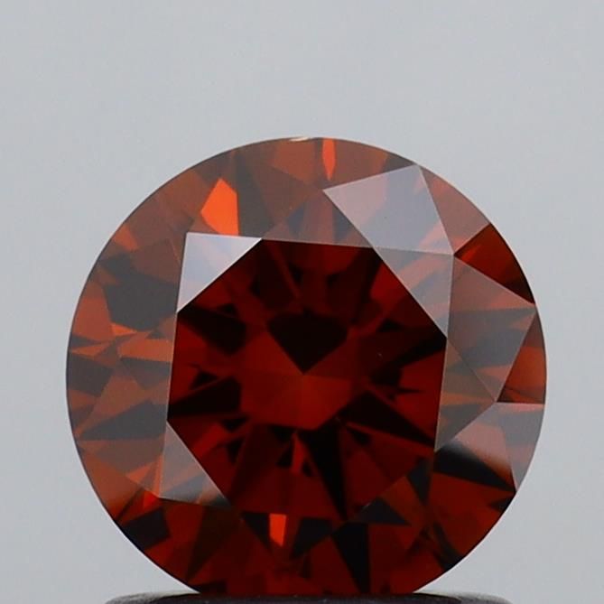 Round Fancy Deep Orange Lab-grown Diamond 1ct VS1 loose diamond