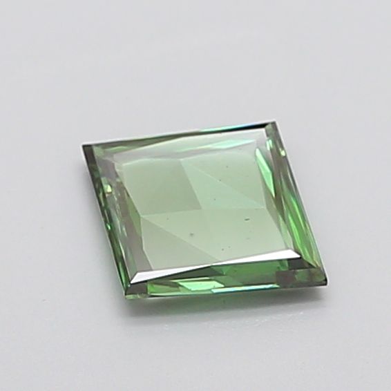 Lozenge Fancy Vivid Green Lab-grown Diamond 0.84ct VS2 loose diamond
