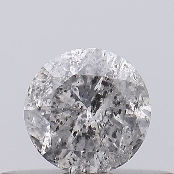 Round Salt And Pepper Natural Diamond 0.26ct I3 loose diamond