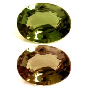 Oval Green Alexandrite 0.62ct loose gemstone