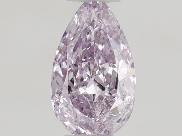 Pear Fancy Pink Purple Natural Diamond 0.23ct SI2 loose diamond
