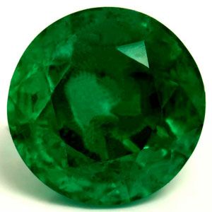 Round Green Emerald 1.74ct loose gemstone