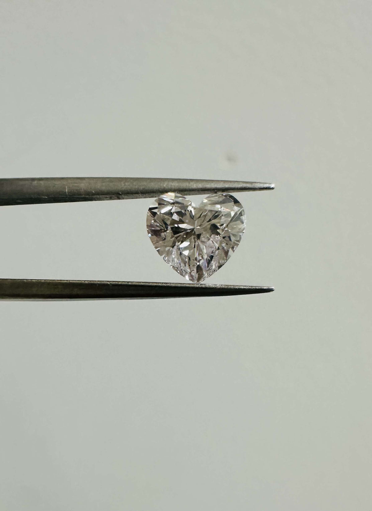 Heart Faint Pink Natural Diamond 0.9ct SI1 loose diamond